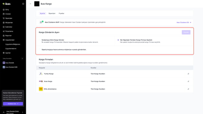 ikas-kargo-gonderim-ayari